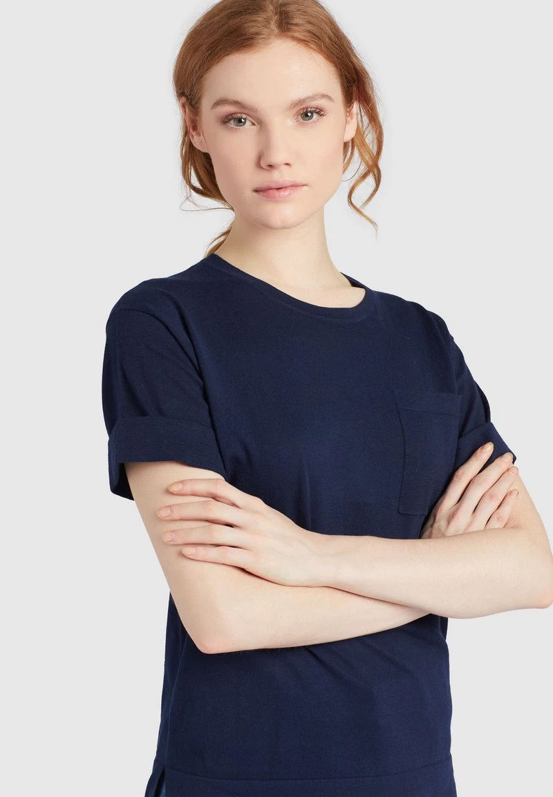 ALLMUT - Camiseta básica - dark blue Khujo ALLMUT - Camiseta Básica - Dark Blue, Mujer -Ofertas KHUJO Tienda a5ff1ccba2fd410ea1fd4ee78b5bb17c