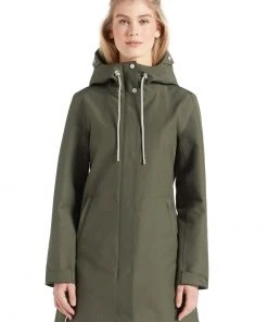 Khujo SOUS - Abrigo Corto - Oliv, Mujer