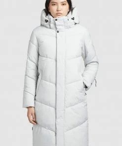 Khujo TORINO - Abrigo De Invierno - Hellgrau, Mujer