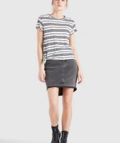 Khujo MATAMA - Camiseta Estampada - Naturweiß-dunkelblau Gestreift, Mujer -Ofertas KHUJO Tienda a875c53de5994fd9a9f61385164a0bc3