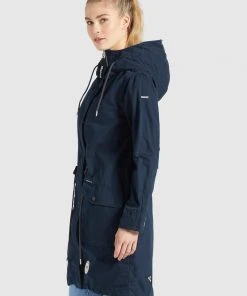 Khujo NANDA2 - Parka - Dunkelblau, Mujer -Ofertas KHUJO Tienda a8a3a3959f774c7a90049a70eeffe262
