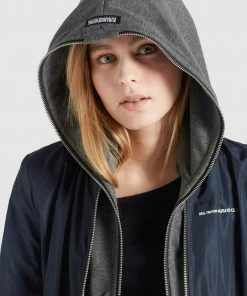 Khujo LARIFA - Chaquetas Bomber - Dunkelblau, Mujer -Ofertas KHUJO Tienda a8b48fe9a3154f3089fff2877ff597ac