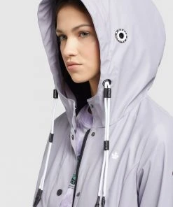 Khujo GLENNA - Impermeable - Flieder, Mujer -Ofertas KHUJO Tienda a8cbbef06aa14bb385503f02dbb27d06