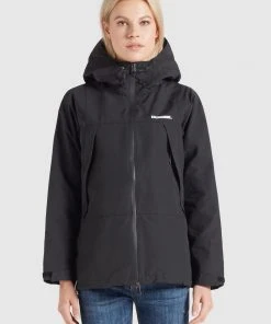 Khujo ROZA - Chaqueta Outdoor - Schwarz, Mujer