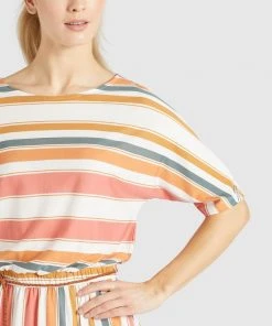 Khujo GABY - Vestido Ligero - Mehrfarbig Gestreift, Mujer -Ofertas KHUJO Tienda a8e58d49407949569de988cd3105b9e9