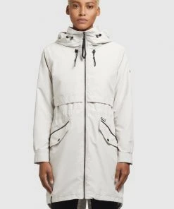Khujo ARIANA - Parka - Hellgrau, Mujer