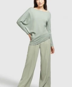 Khujo SHEA - Jersey De Punto - Mintgrün, Mujer -Ofertas KHUJO Tienda aa0bf308262541f3bfa3b7c5256eb4fe