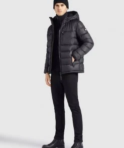 Khujo WANG - Chaqueta De Invierno - Schwarz, Hombre