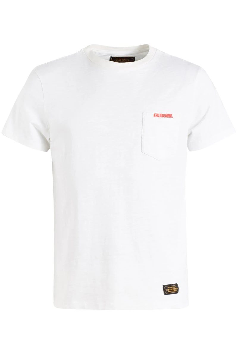 Khujo DESTIN SOLID - Camiseta Básica - Weiß, Hombre 7 Khujo DESTIN SOLID - Camiseta Básica - Weiß, Hombre - Imagen 7