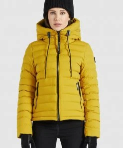Khujo LOVINA MATT - Chaqueta De Entretiempo - Gelb, Mujer