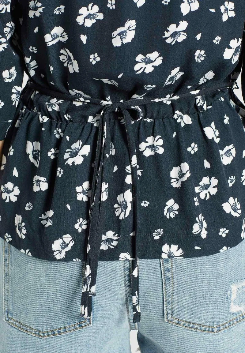 RINALDA - Blusa - blau weiß geblümt Khujo RINALDA - Blusa - Blau Weiß Geblümt, Mujer -Ofertas KHUJO Tienda ac44354832f5410aa54985aeb31a37aa