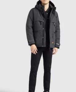 Khujo BOYNTON - Chaqueta De Invierno - Dunkelgrau, Hombre -Ofertas KHUJO Tienda ad91e9cee65d476ca2e289f07789dcb1