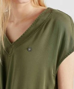 Khujo ANNELI - Vestido Vaquero - Khaki Gewaschen, Mujer -Ofertas KHUJO Tienda ae7e362020ef4452879d903a5aeb29e5