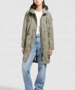 Khujo ADDA - Parka - Graugrün, Mujer -Ofertas KHUJO Tienda b03816d7eae14bd9a80e884e34c76c21