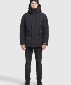 Khujo GORD - Abrigo De Invierno - Schwarz, Hombre