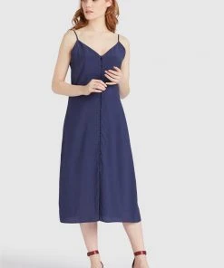 Khujo VALERIYA - Vestido Informal - Dark Blue, Mujer 5 Khujo VALERIYA - Vestido Informal - Dark Blue, Mujer -Ofertas KHUJO Tienda b0989100b41a4abba789f68d16d6b207