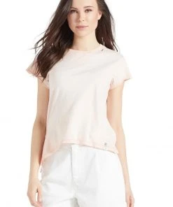 Khujo MATAMA - Camiseta Estampada - Apricot, Mujer