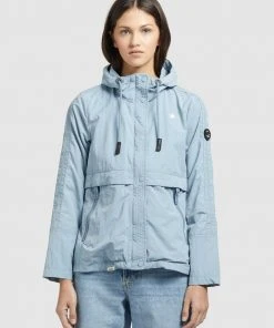 Khujo ZAHIRA3 - Chaqueta Fina - Hellblau, Mujer