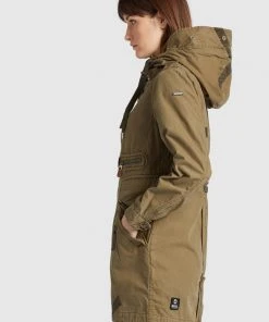 Khujo BANELE - Parka - Khaki, Mujer 3 Khujo BANELE - Parka - Khaki, Mujer -Ofertas KHUJO Tienda b5a2a61e9b584fc884f82466b4fca956