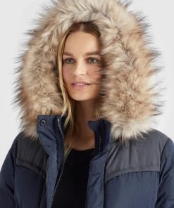 Khujo LUBECK LONG4 - Abrigo De Invierno - Blau, Mujer -Ofertas KHUJO Tienda b681133361b3440c9489556476dc52e1