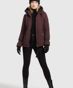 Khujo TWEETY PRIME5 PEACHED - Chaqueta De Entretiempo - Weinrot, Mujer 3 Khujo TWEETY PRIME5 PEACHED - Chaqueta De Entretiempo - Weinrot, Mujer -Ofertas KHUJO Tienda b7f43c4f38924c4eb704217f56709aa4