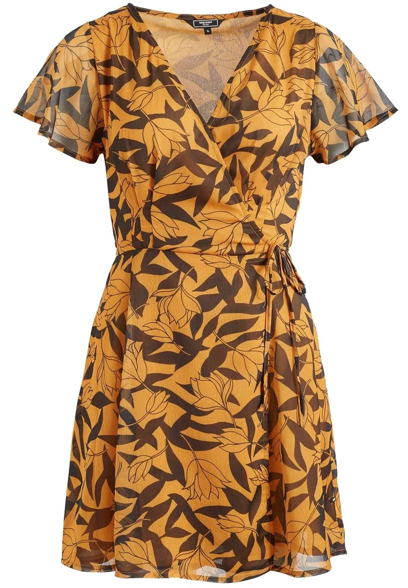 VARVARA - Vestido informal - orange/black Khujo VARVARA - Vestido Informal - Orange/black, Mujer -Ofertas KHUJO Tienda b8833a6fd919453289005a4154da51c2