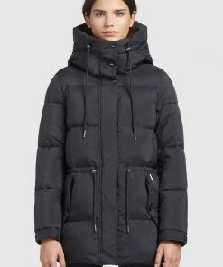 Khujo LEVIANI - Abrigo De Invierno - Schwarz, Mujer