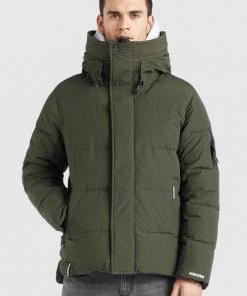 Khujo BARAT - Chaqueta De Invierno - Dunkelgrün, Hombre