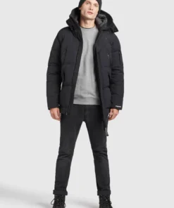 Khujo GORD - Abrigo De Invierno - Schwarz, Hombre -Ofertas KHUJO Tienda baa5b897b9904eb8815579b2c57a684f