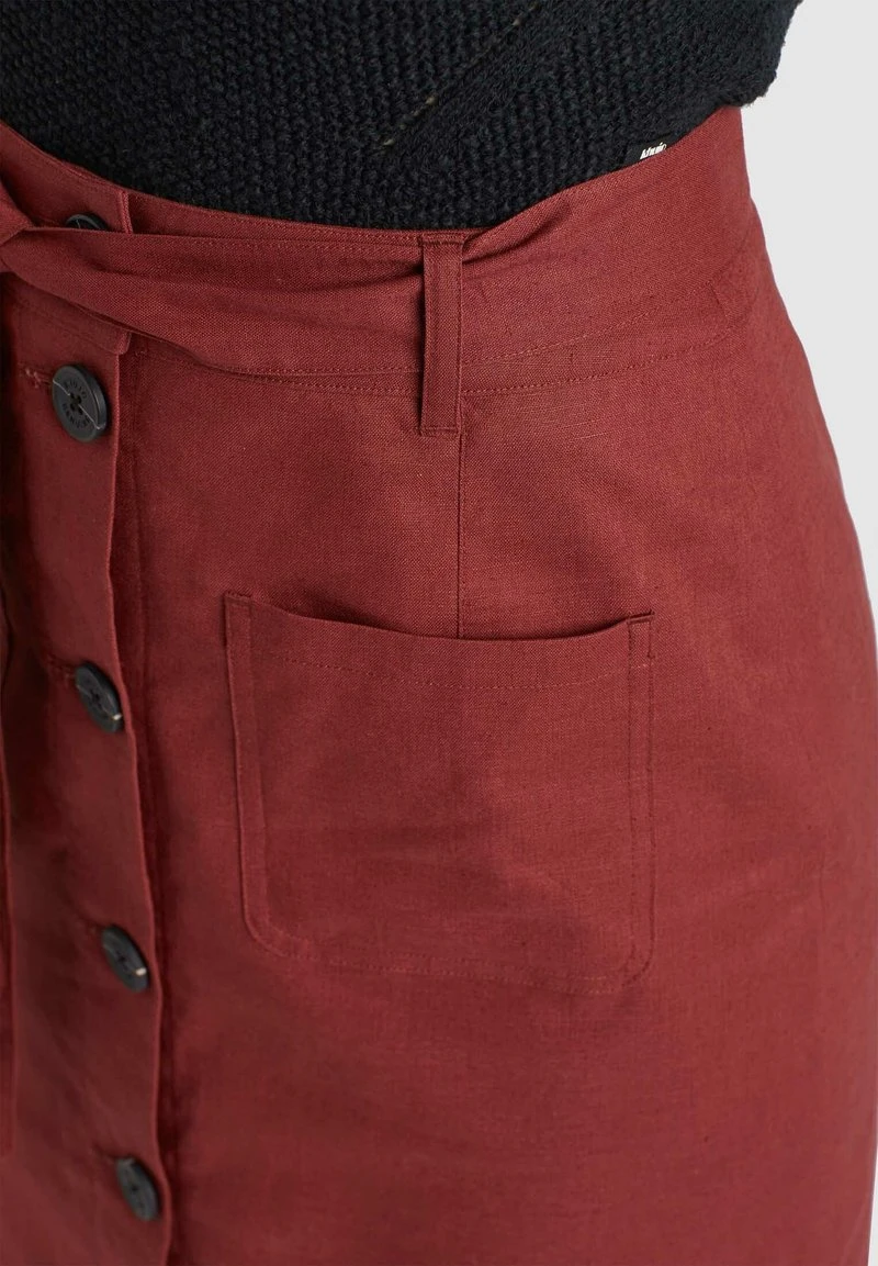 Khujo VARSHA - Falda Acampanada - Rotbraun, Mujer 7 Khujo VARSHA - Falda Acampanada - Rotbraun, Mujer - Imagen 7