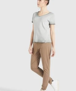 Khujo BARU - Camiseta Básica - Grau, Mujer -Ofertas KHUJO Tienda bc1fdd96a5484181a59e2a04e0be30a8