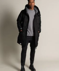 Khujo TAWAI - Abrigo De Invierno - Schwarz, Hombre