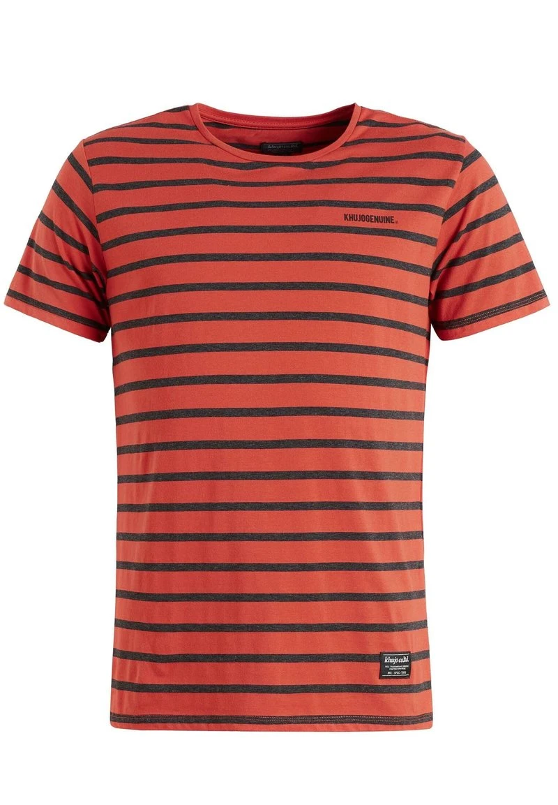 SAER - Camiseta estampada - orange Khujo SAER - Camiseta Estampada - Orange, Hombre -Ofertas KHUJO Tienda bd7ea9aa7af64a7d924aaf39540a4e1d