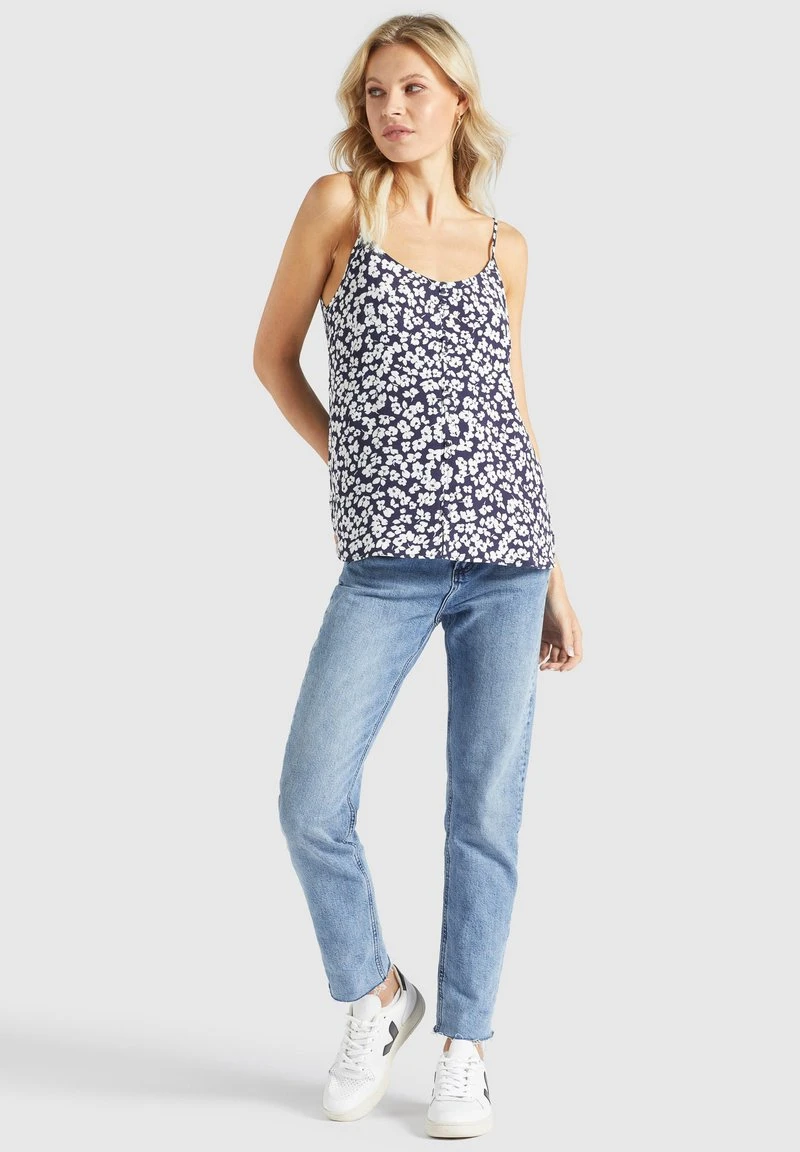 ELLEN - Blusa - dunkelblau weiß geblümt Khujo ELLEN - Blusa - Dunkelblau Weiß Geblümt, Mujer -Ofertas KHUJO Tienda bdfbd8b310f1460aa3ca7df9791d7028