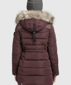 Khujo AMARAY2 - Abrigo De Invierno - Weinrot, Mujer -Ofertas KHUJO Tienda be827d477d894148972aa98b4038a236