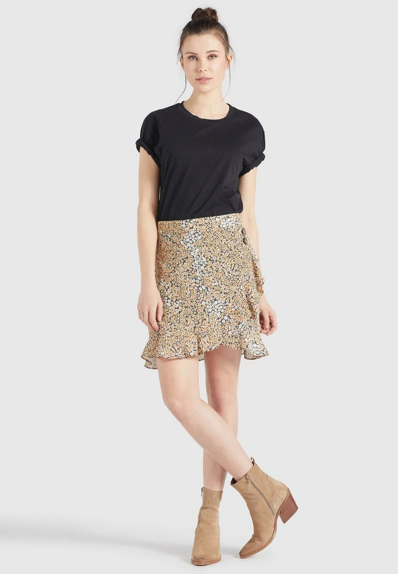 UNDINE - Falda acampanada - mehrfarbig geblümt Khujo UNDINE - Falda Acampanada - Mehrfarbig Geblümt, Mujer -Ofertas KHUJO Tienda bf2be78227bf407eabe460df03394fd5