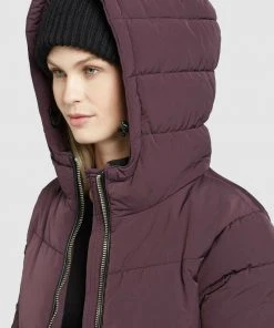 Khujo BINE - Abrigo De Invierno - Weinrot, Mujer -Ofertas KHUJO Tienda c0c63970dd504f7ead556f320966dc3d