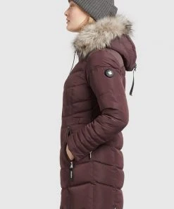 Khujo AMARAY2 - Abrigo De Invierno - Weinrot, Mujer -Ofertas KHUJO Tienda c23d02095e684d32ae79774783e12910