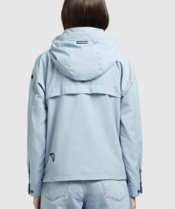 Khujo BLAIR - Chaqueta De Entretiempo - Hellblau, Mujer -Ofertas KHUJO Tienda c317656fd3fd4a5a8f244fead735c540