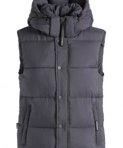 Khujo MARGARIDA MATT - Chaleco - Grau, Mujer 13 Khujo MARGARIDA MATT - Chaleco - Grau, Mujer -Ofertas KHUJO Tienda c3c67049b3e34b9c9f1083a907586651