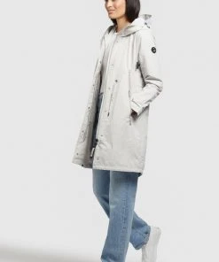 Khujo ADDA - Parka - Hellgrau, Mujer -Ofertas KHUJO Tienda c3fc793445c3436394c539156ce3c806