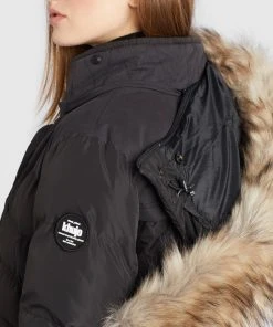 Khujo MELINDRA2 - Abrigo De Invierno - Schwarz, Mujer -Ofertas KHUJO Tienda c45fdf7498b3494bbe20fbca64803def
