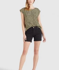 Khujo LOMBA - Blusa - Schwarz-gelb Geblümt, Mujer -Ofertas KHUJO Tienda c5164e4700404f09bd7f5fb2fb3e308d