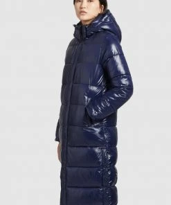 Khujo CORINNA SHINY - Abrigo De Invierno - Dunkelblau Glänzend, Mujer 4 Khujo CORINNA SHINY - Abrigo De Invierno - Dunkelblau Glänzend, Mujer -Ofertas KHUJO Tienda c59d16bafc1c448d913f97e0ebac9640