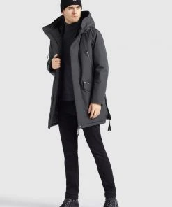 Khujo DANCER - Abrigo De Invierno - Dunkelgrau, Hombre -Ofertas KHUJO Tienda c5da7b9fba374145965ad2088d35a830