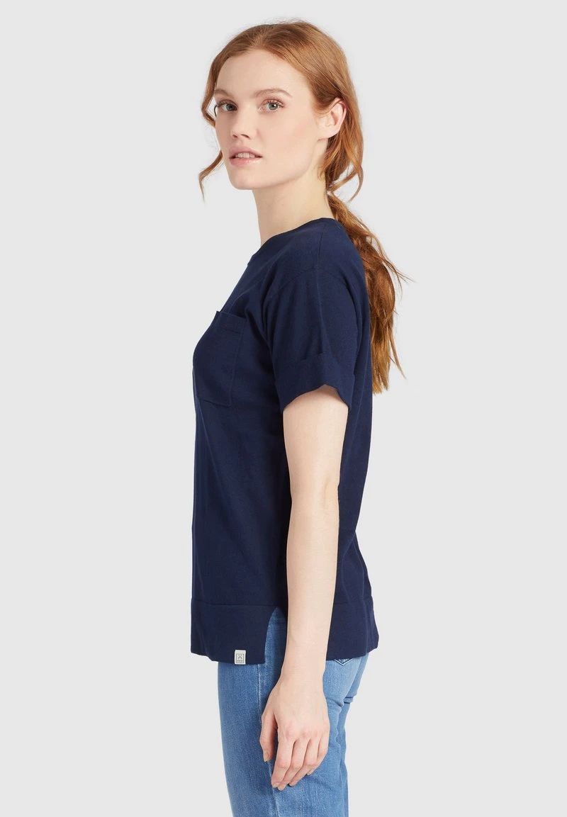 ALLMUT - Camiseta básica - dark blue Khujo ALLMUT - Camiseta Básica - Dark Blue, Mujer -Ofertas KHUJO Tienda c6110b82a22247f0aac722ae0618522b