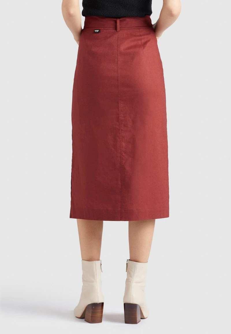 Khujo VARSHA - Falda Acampanada - Rotbraun, Mujer 3 Khujo VARSHA - Falda Acampanada - Rotbraun, Mujer - Imagen 3