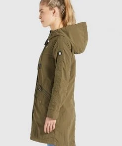 Khujo NEPHELE - Parka - Khaki, Mujer 3 Khujo NEPHELE - Parka - Khaki, Mujer -Ofertas KHUJO Tienda c6727ee6e81c4886963fc7690e556e89