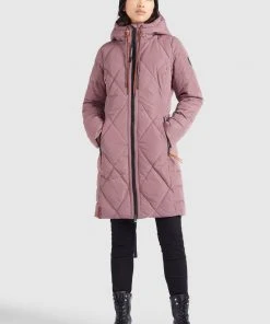 Khujo ELESSA - Abrigo De Invierno - Beige-rosa, Mujer