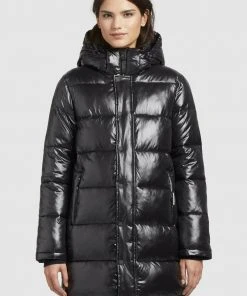 Khujo WENCKE SHINY - Chaqueta De Invierno - Schwarz, Mujer
